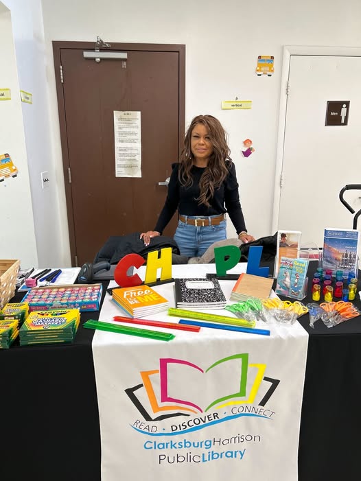 Erica Perry, children’s librarian at the Clarksburg-Harrison Public Library for 16 years, making a lasting impact on generations of families.