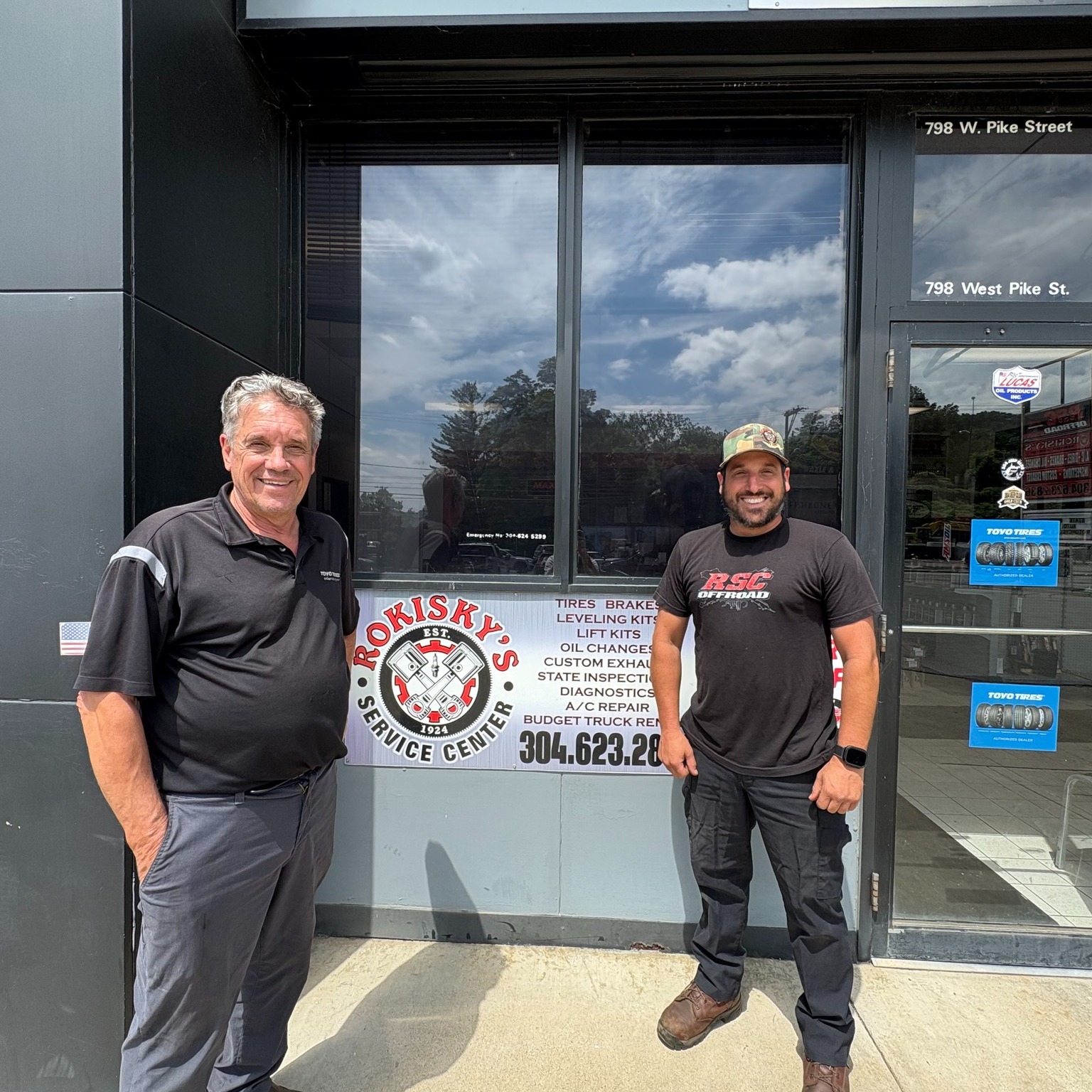 Rokisky’s Service Center: a trusted cornerstone of the Clarksburg community for over 100 years.
